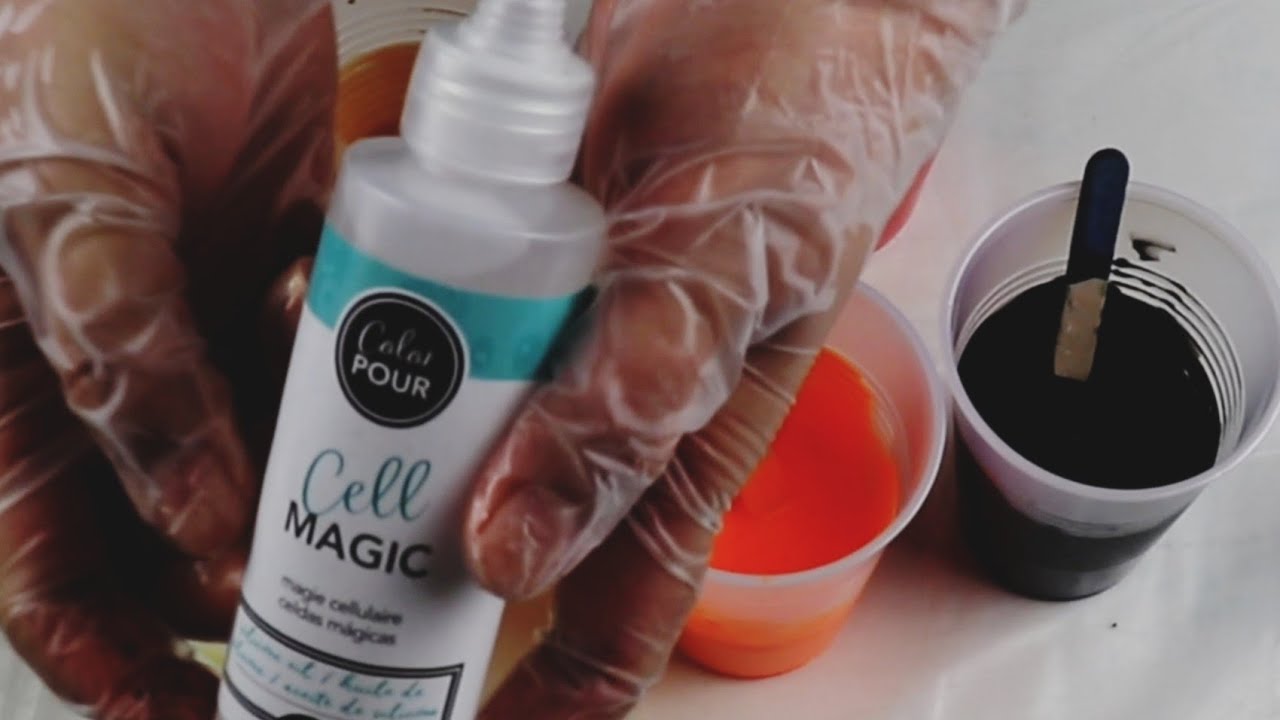 OPHIR Pouring Magic Medium Silicone Oil to Make Cell Effect for