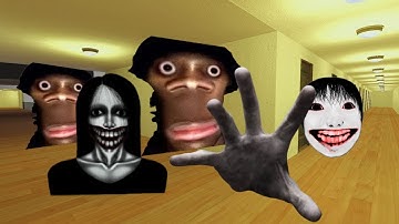 POV My Name Is Auughh Yoshie Kuchisake & Scary Hand On GMod #GMod #GarrysMod #EkuOnGMod #Nextbot