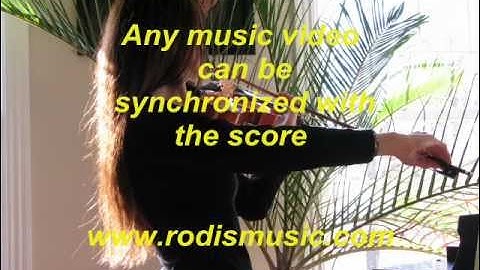 Music Video synchronized with Score