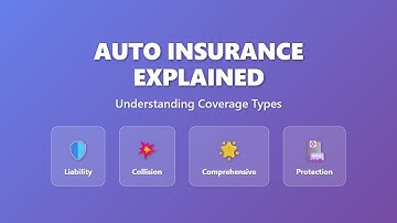 Auto Insurance Explained: Coverage Types for Beginners (Liability, Collision, Comprehensive)