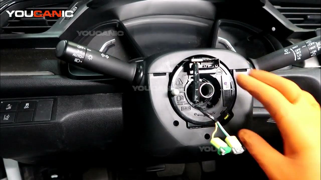 20162021 Honda Civic Clock Spring Replacement YouTube