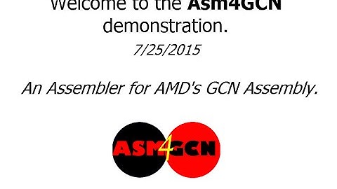 Asm4GCN  AMD GCN Assembler