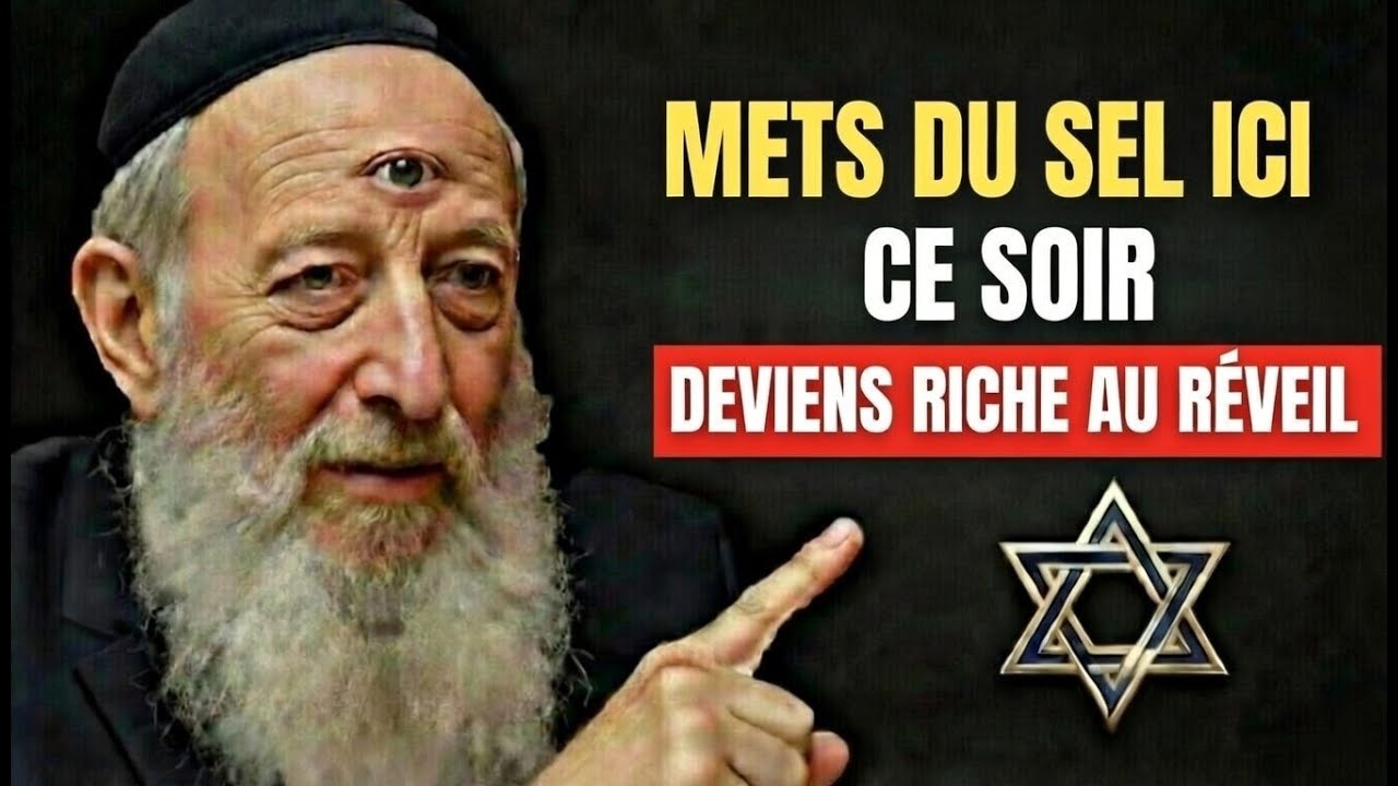 Devenez RICHE au réveil : Ce rituel juif avec du sel va transformer vos finances.