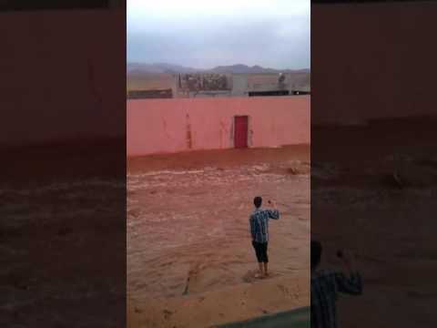 تغيير مسار مجرى مسيل لتشريد عائلة نواحي تنغير