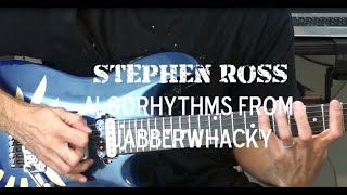 Stephen Ross performing Algorythms from Jabberwhacky CD with Joe Nevolo on drums.