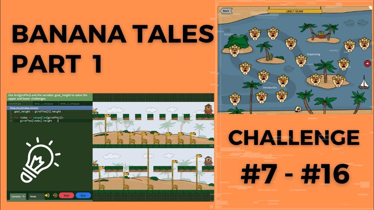 CODE MONKEY: BANANA TALES-PART 1: PYTHON FUNDAMENTALS: CHALLENGE #7-#16 ...