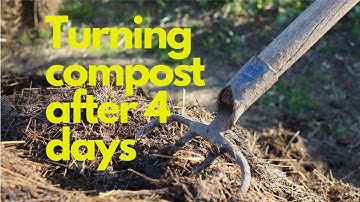 Turning Hot Compost | 1st Time