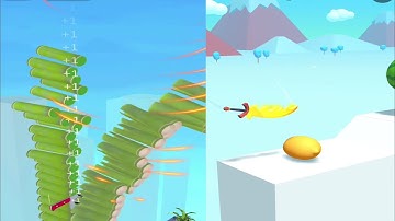 Almost Cut vs Slice Master - Very Satisfying and Relaxing ASMR Slicing Game