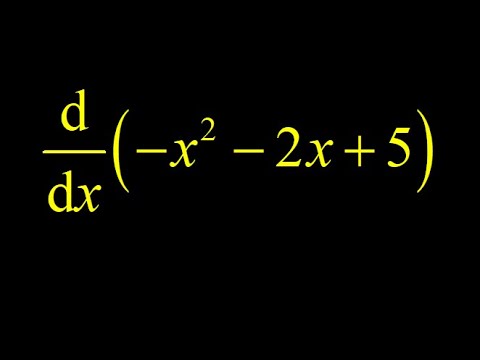 Derivatives of polynomials