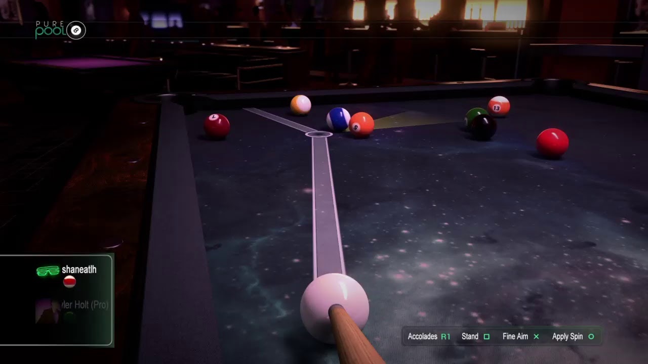 PURE POOL GAMEPLAY PS4 DIGITAL POOL GAME BILLIARDS CAREER MODE YouTube