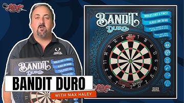 BANDIT DURO SHOT DARTS DARTBOARD SET UP, DEMO AND REVIEW WITH MAX HALEY