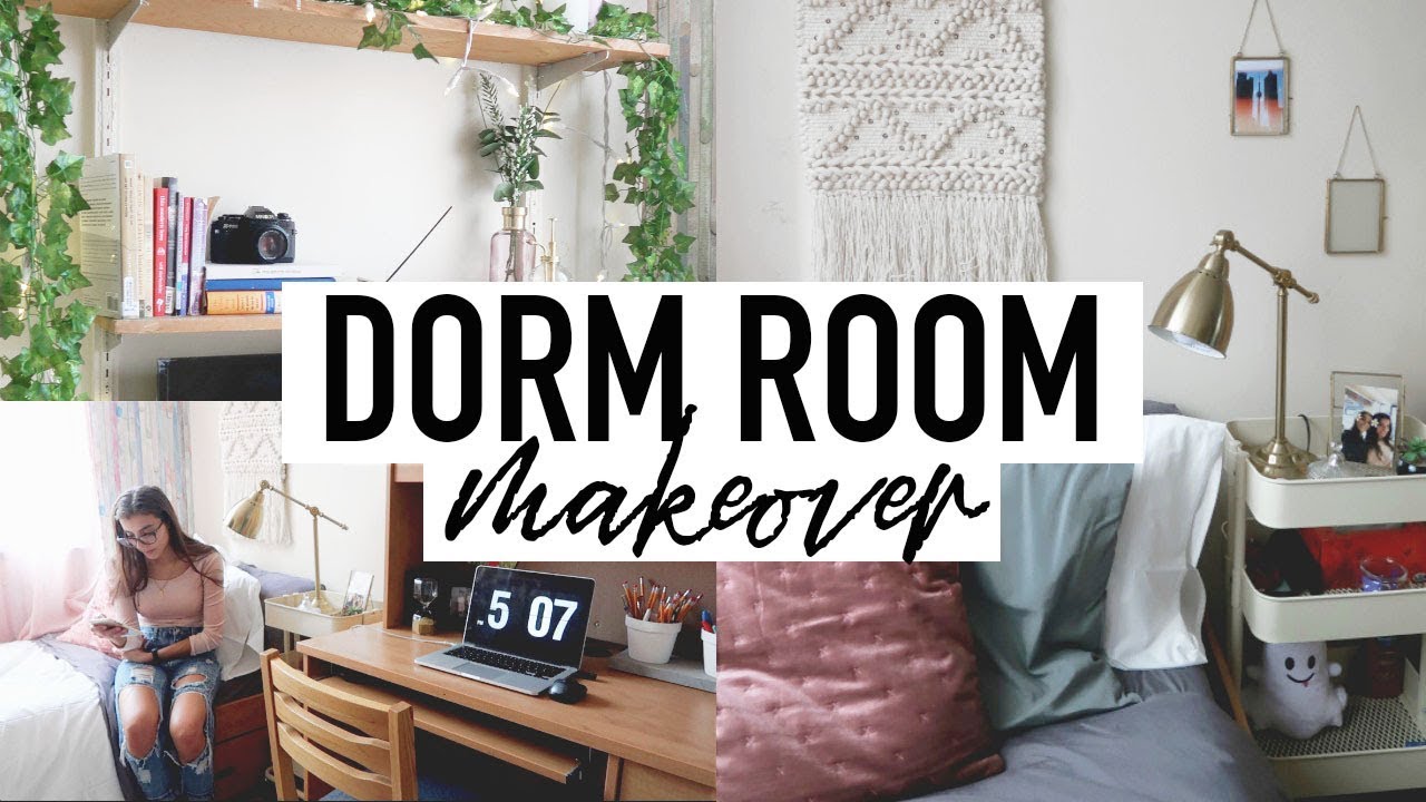 DORM ROOM MAKEOVER + TOUR  diy + decor inspiration 