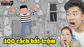 100 Most Terrifying Ways to Catch a Thief You've Ever Seen !?? bqThanh and Oc Play WHACK THE THIEF screenshot 3