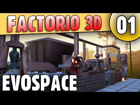 Видео: Factorio 3D - Не Заслуженно Обойденная Вниманием игра EVOSPACE