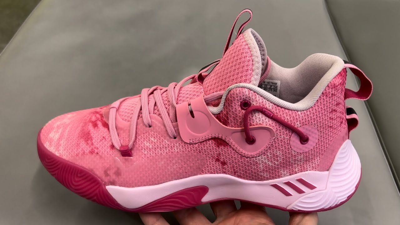 Adidas Harden Stepback 3 Bliss Pink Basketball Shoes - YouTube