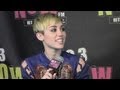 Miley Cyrus Talks, "We Can't Stop" & Twerking In 92.3 NOW Interview