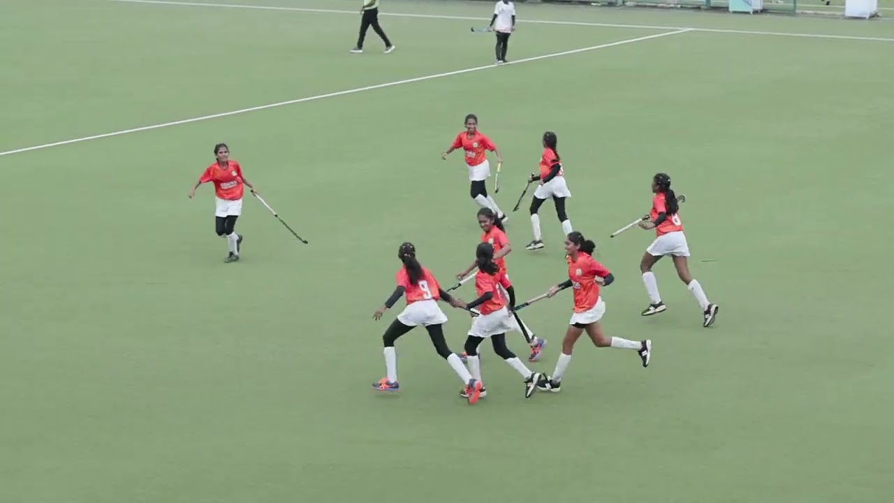 J. N hockey state tournament girls under 17 final kollam SAI vs  GGHSS perurkkada   winning goal 