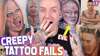 Reacting To Celebrity PORTRAIT TATTOO FAILS | Tattoos Gone Wrong 17 | Roly