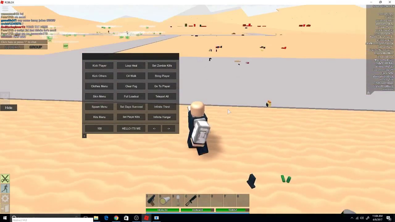 Roblox New Hack Abstract Ultimate Script Apoc Rising And More Youtube - roblox hacks for apoc