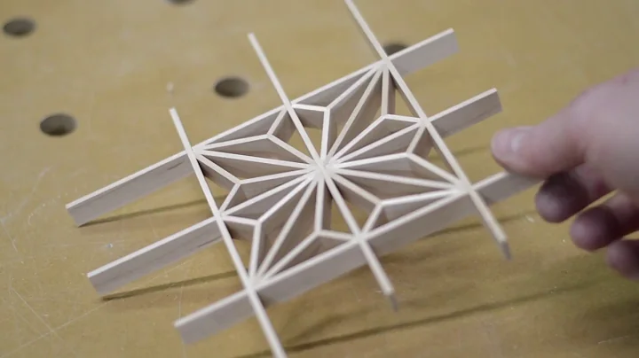Kumiko how to: Japanese woodworking asa no ha