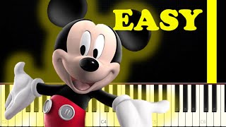 🎹 Mickey Mouse Clubhouse – Down Bubble Down Piano Tutorial | Learn Step-By-Step!