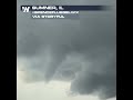 Funnel Cloud Nearly Touches Down!