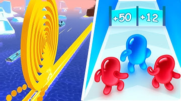 Join Blob Clash VS Spiral Roll  - All Level SpeedRun Gameplay Android,iOS   Best Games