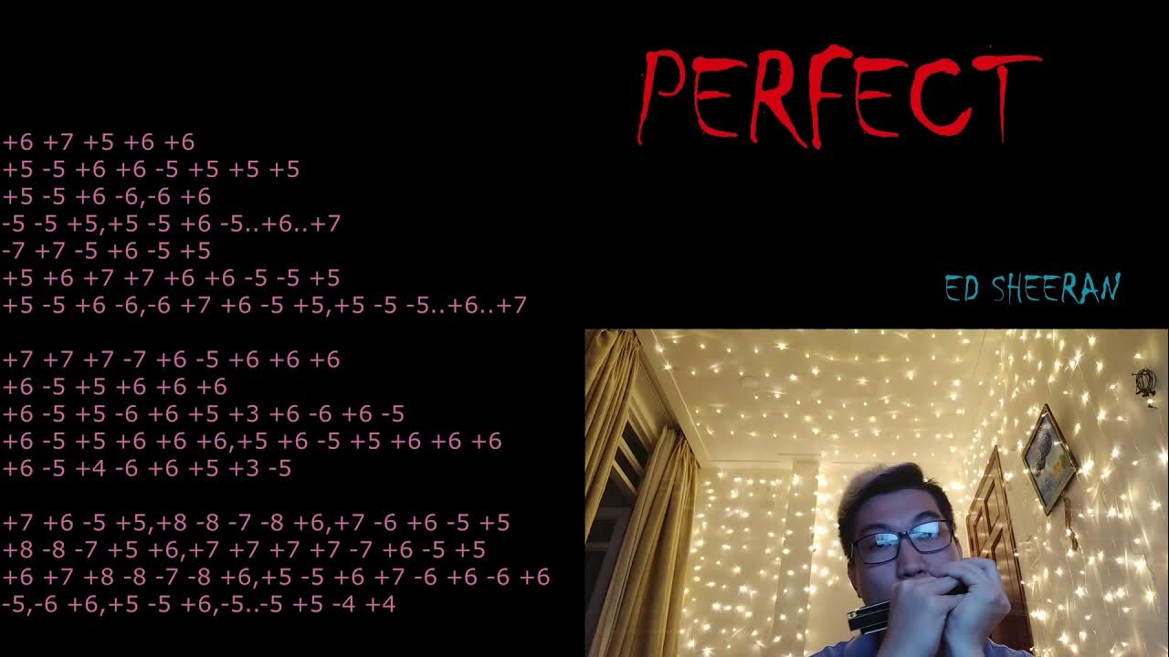 Perfect Ed Sheeran Harmonica cover Tab YouTube