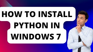 How to install python in windows 7 System 👍👍 Python for beginners.