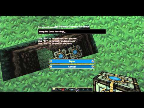 Minecraft Command Block Tutorial for use on Servers