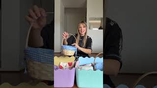 Putting Easter Baskets Together For My Girlboy Twin Toddlers