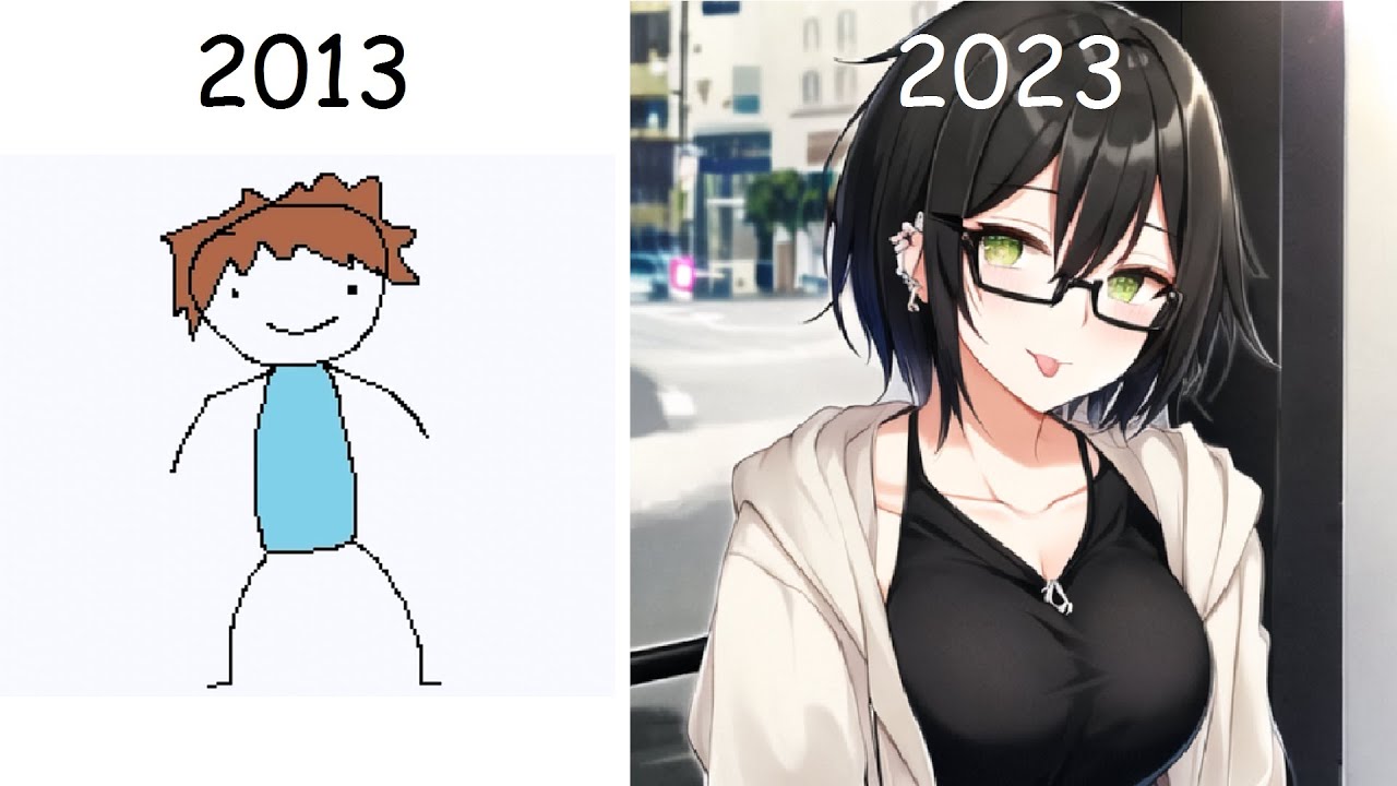 my art progress in 10 years (2013-2023) - YouTube