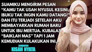 IBUKU TIDAK MAU KAMU DATANG UCAP SUAMIKU SAAT SYUKURAN RUMAH BARU MERTUA - MEREKA MENYESAL SAAT...