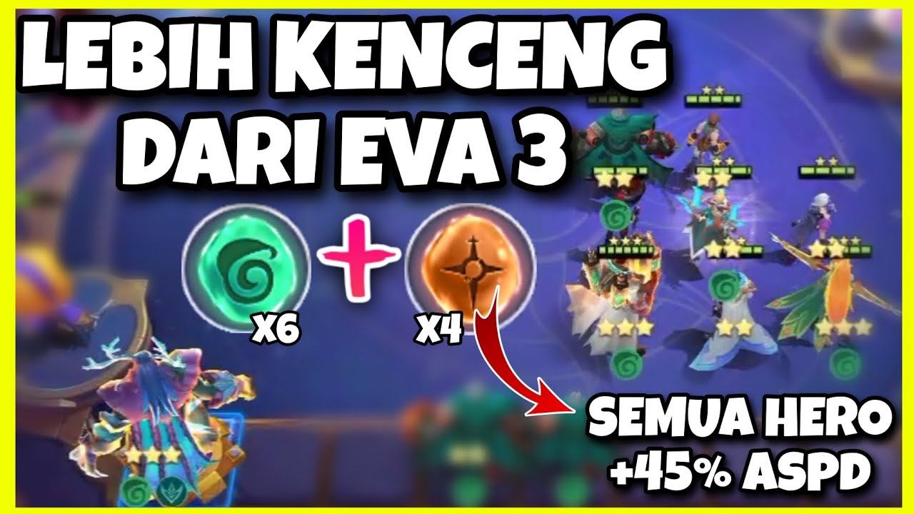 COMBO NATURE SPIRIT FORSAKEN LIGHT BERASA PAKE EVA SKILL 3 || BEST COMBO MAGIC CHESS FANNY SKILL 3