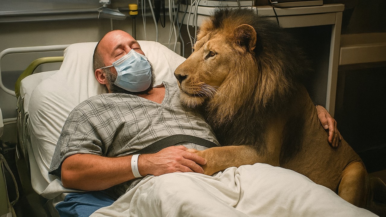 The Lion Visits His Dying Benefactor, What Happens Next Is Unbelievable
