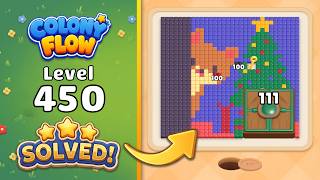 Colony Flow! - Level 450 Walkthrough 🧩 | Solution & Gameplay (ABI GAMES) 🐜