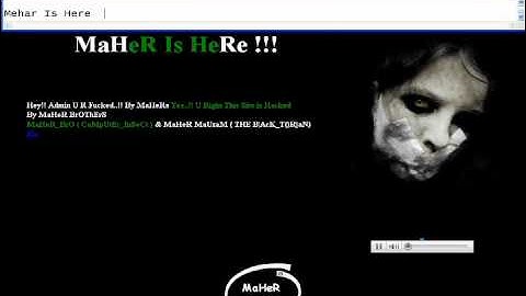 Hacked By MaHeR Bro 15th website