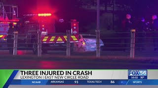New Circle Road crash sends 3 to hospital