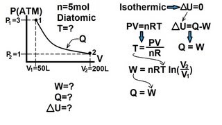 Physics 27 First Law of Thermodynamics (14 of 22) Constant Temperature (Isothermic)
