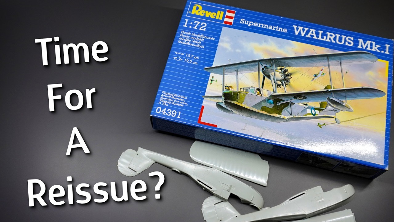 Should This Come Back? Revell Supermarine Walrus Mk.1 Plastic Model Kit - Unboxing Review