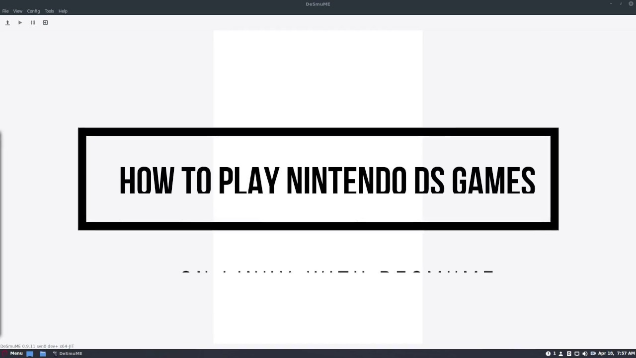 Linuxでdesmumeを使用してニンテンドーdsゲームをプレイする方法