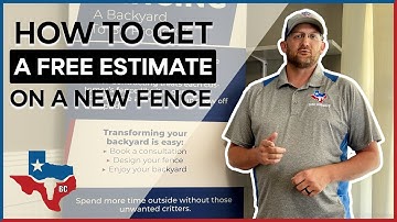 How To Get A FREE Fence Estimate