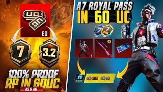 😱 A7 Royal Pass For 60 UC | Upgraded Kar98 Skin 15 Mini Materials | A6 Purchase Group Is Here |PUBGM