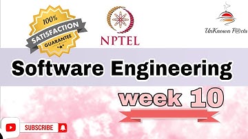 SOFTWARE ENGINEERING WEEK 10 ASSIGNMENT ANSWERS NPTEL 2024 l NPTEL #nptel #nptelanswer