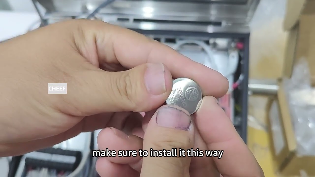 Лазерный принтер Videojet 3640: Предупреждение об отсутствии батареи и решения проблемы.