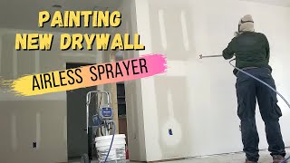 DIY Painting New Drywall with Airless Sprayer – Graco Magnum X7 – DIY Painting New Construction