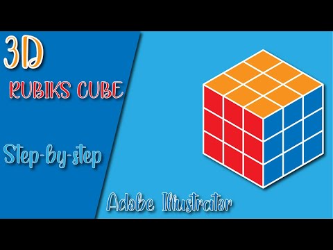 How to make a 3D Rubik's Cube in Adobe Illustrator