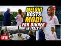 Italy LIVE | Modi Hosts PM Modi For Dinner In Rome