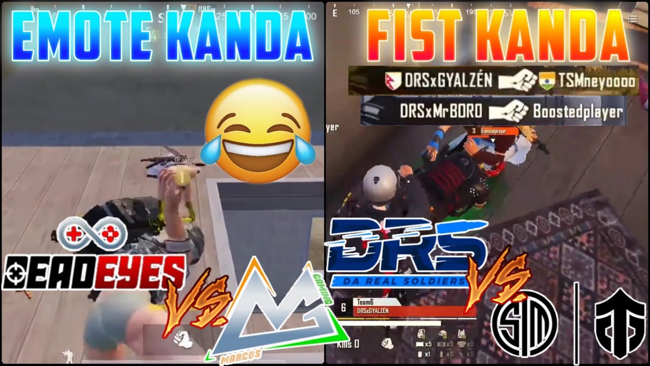 DRS GAMING VS TSM ENTITY FIST KANDA 🤣 || DEADEYES GUYS VS MARCOS GAMING EMOTE KANDA 😂 - GAURABYT ||