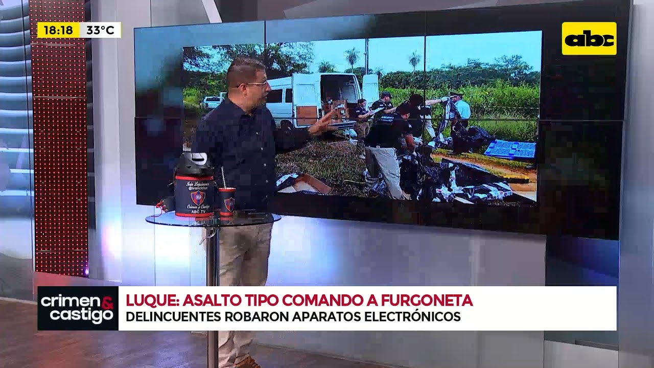 Luque: asalto tipo comando a furgoneta